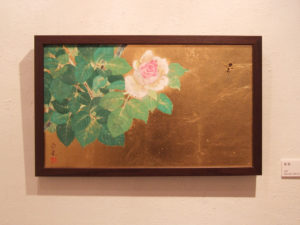 薔薇　日本画