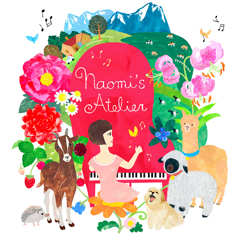 naomi's atelier　ピアノイラスト